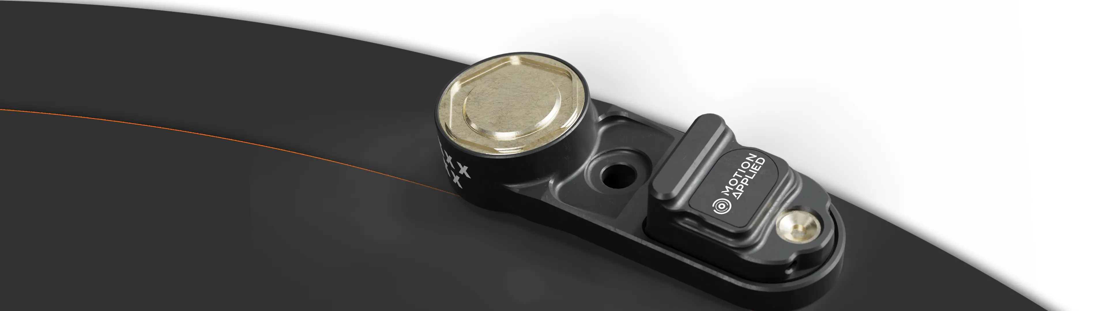 Tyre Pressure Sensor on a black and white background