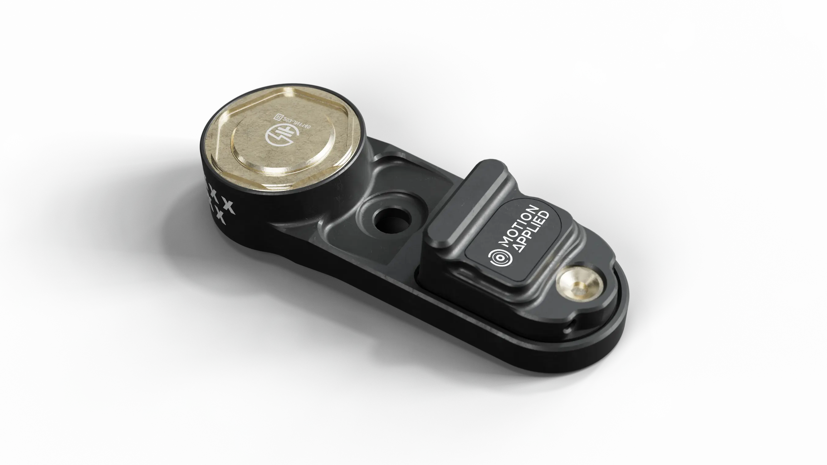 Tyre Pressure Sensor on plain background